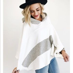 Free People Hoodie Poncho